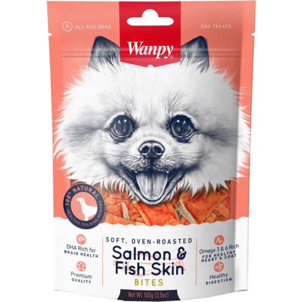 Wanpy Dog Snack Salmon Cubos De Salmon 100gr