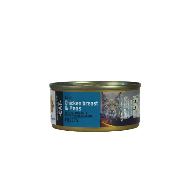 Bravery Alimento Lata Chicken Peas Adult Cat 70gr 2