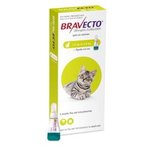 Bravecto Antiparasitario Gato 12 A 28 Kg