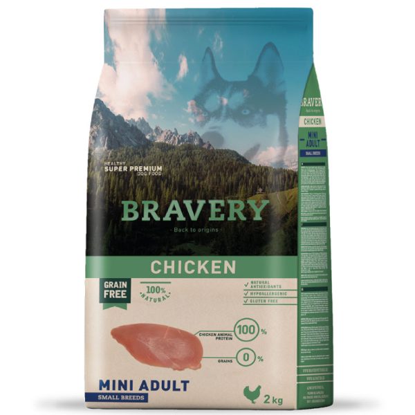 Bravery Alimento Chicken Mini Adult Small Breeds 7kg