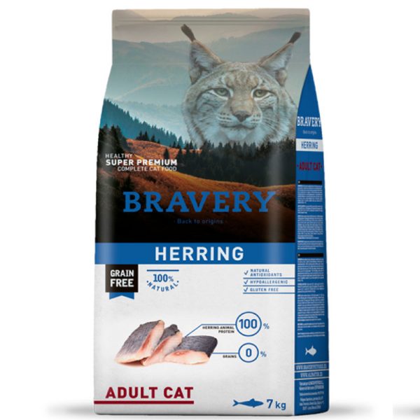 Bravery Alimento Herring Adult Cat 7kg