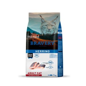 Bravery Alimento Herring Adult Cat Sterilized 7kg