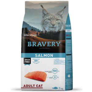 Bravery Alimento Salmon Adult Cat 7kg