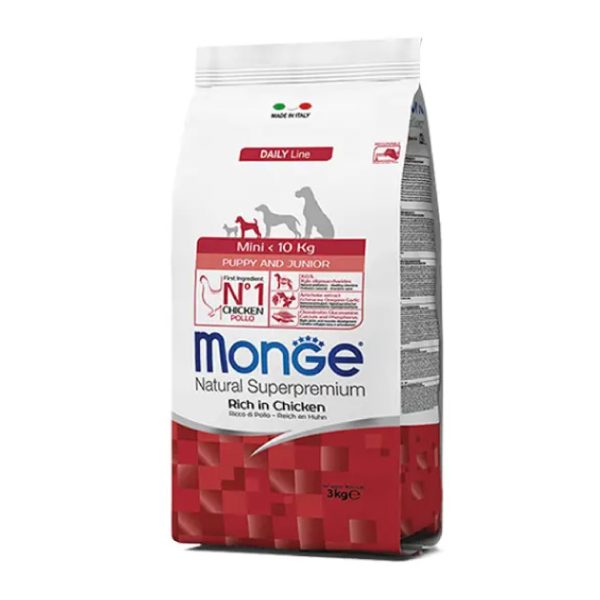 Monge Alimento Mini Puppy Junior Chicken 3kg