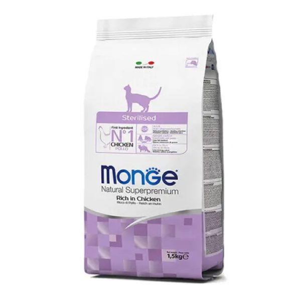 Monge Alimento Sterilised Chicken Cat 15kg