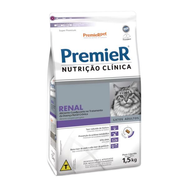 Premier Alimento Gato Nutricion Clinica Renal 15kg