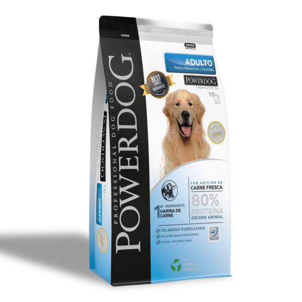 Powerdog Alimento Adulto Raza Mediana Grande 3kg