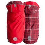 Gfpet Impermeable Reversible Rojo Xsmall