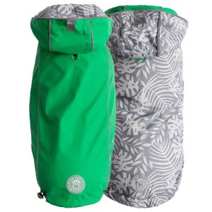 Gfpet Impermeable Reversible Verde Small