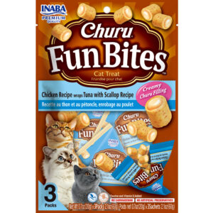 Churu Fun Bites Atun Ostiones Para Gatos 60 G