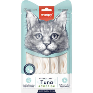 Wanpy Cat Snack Creamy Chicken (Cremoso De Pollo) 70Gr