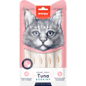 Wanpy Cat Snack Creamy Chicken (Cremoso De Pollo) 70Gr