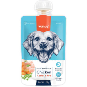 Wanpy Dog Snack Tasty Meat Beef (Pasta Cremosa De Vacuno) 90Gr