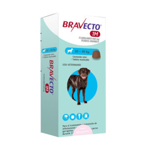 Bravecto Antiparasitario Perro 20 A 40kg 1 Mes