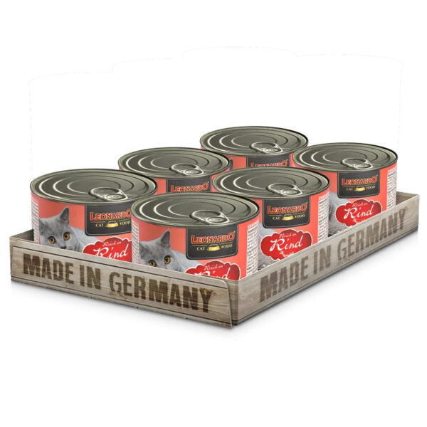 Pack Leonardo Alimento Quality Selection Ternera 6 Latas 400gr 32