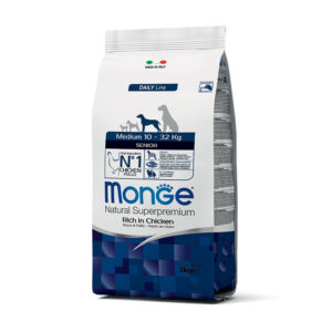 Monge Alimento Medium Senior Con Pollo 3kg