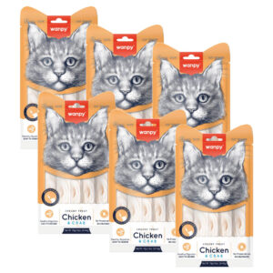 Pack 6 X Wanpy Cat Snack Creamy Tuna Shrimp Atun Camaron 70gr 7