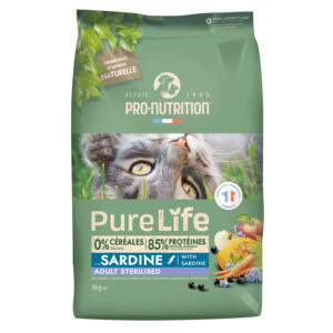 Pure Life Alimento Sterilized Cat Con Sardina 8kg