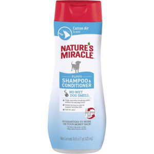 Nature’s Miracle Shampoo Acondicionador Algodon para Cachorros, 473ml