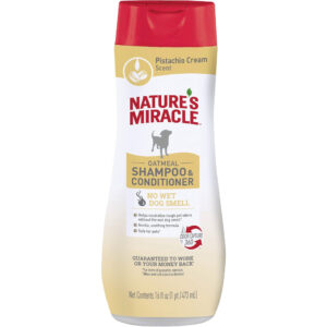 Nature’s Miracle Shampoo Acondicionador Odor Control Avena para Perros, 473ml