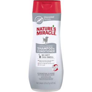 Nature’s Miracle Shampoo Acondicionador Odor Control Hipoalergenico para Perros, 473ml