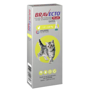 Bravecto Antiparasitario Gato 12 Semanas 12 A 28kg 2